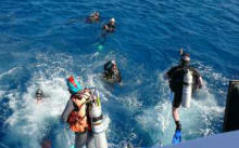 diving